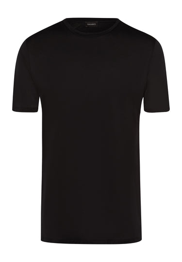 73511 Cotton Sporty Crewneck T-Shirt - 199 Black